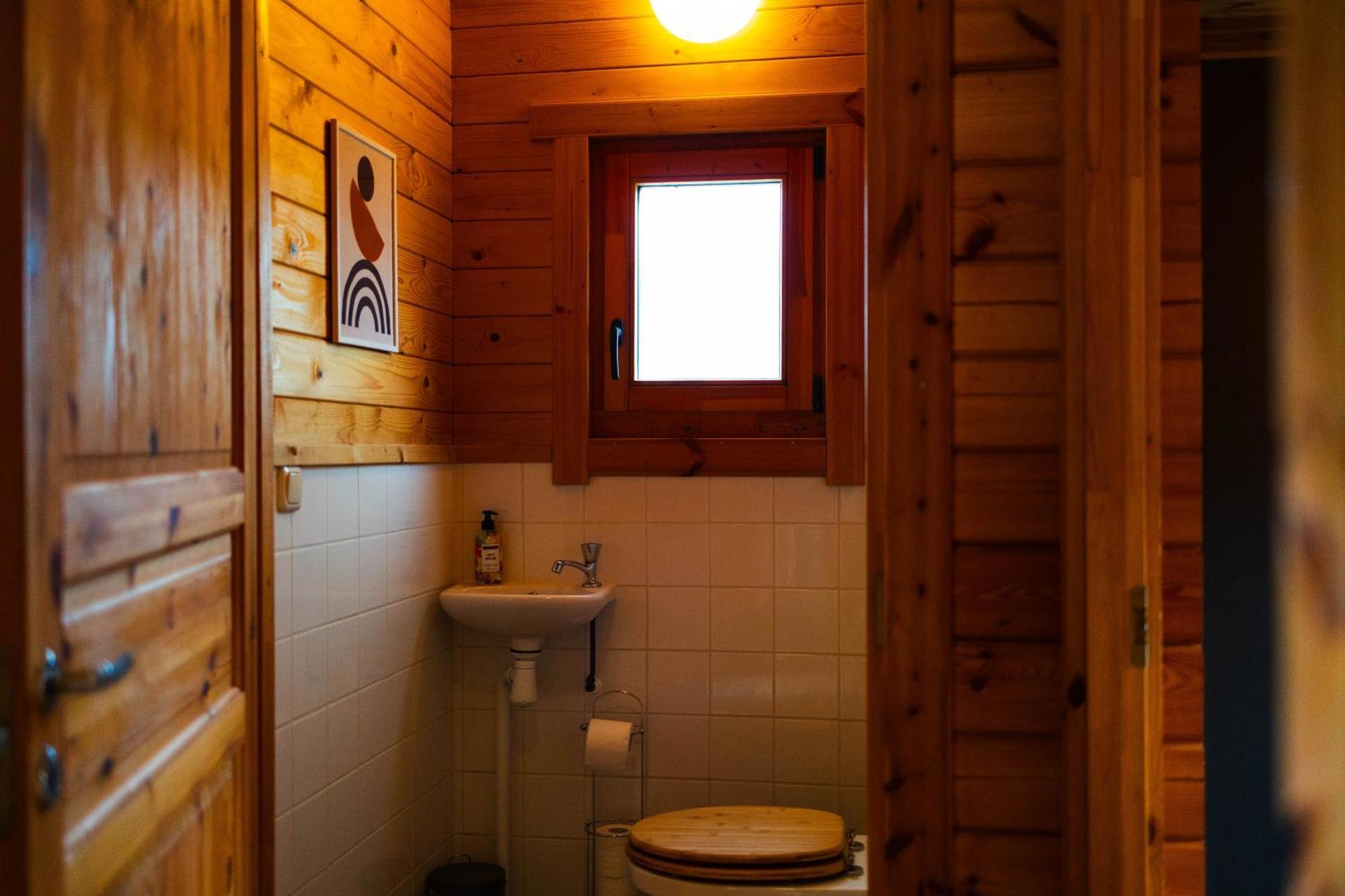 Sfeervolle Blokhut Met Fijne Buitenruimte @ Veluwe Epe Extérieur photo